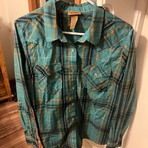 Large women western shirts wrangler and cowgirl legend